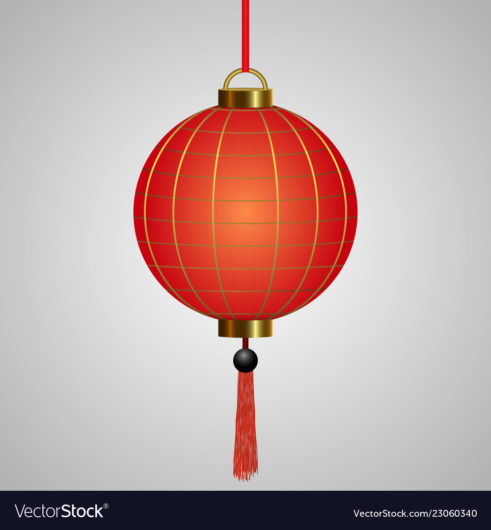 Chinese hanging red lanterns