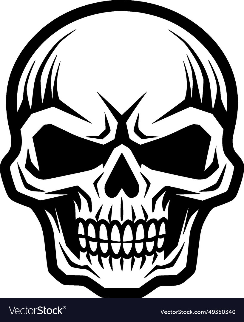 Halloween - black and white Royalty Free Vector Image