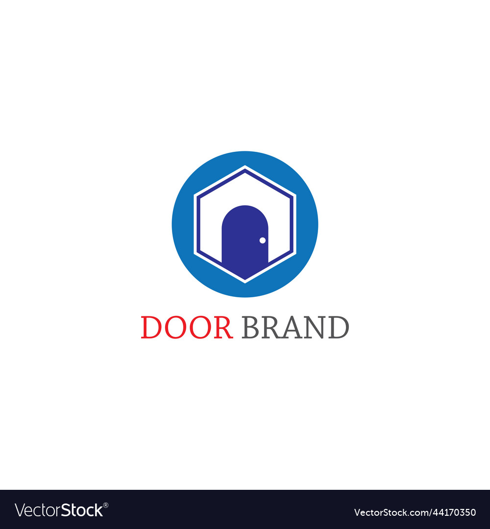 door-brand-logo-template-royalty-free-vector-image