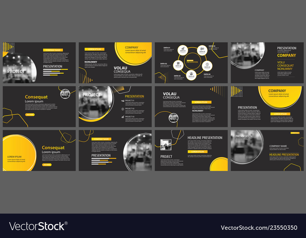 Presentation And Slide Layout Background Design Vector Image