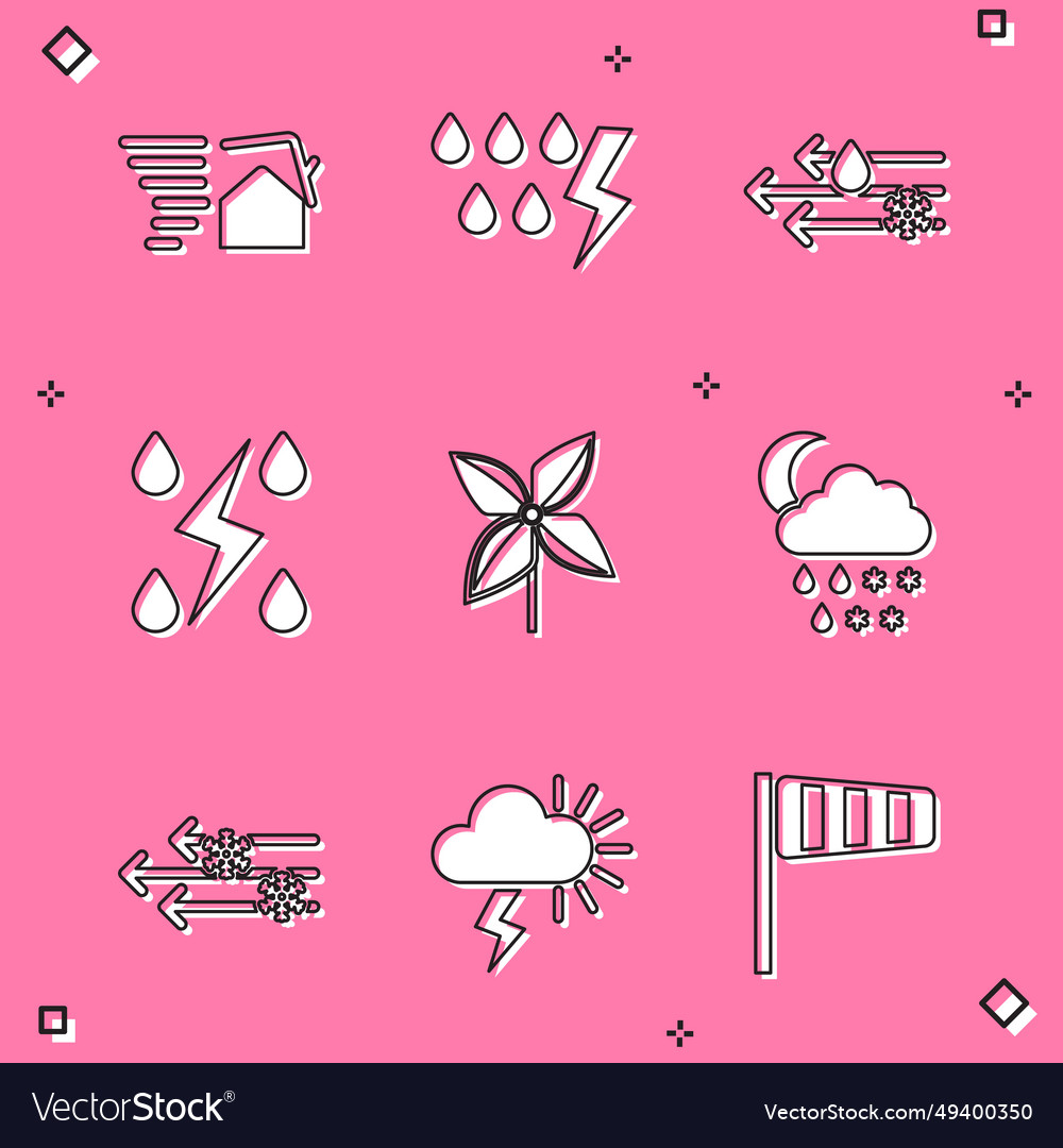 Set Tornado Swirl Storm Wind And Rain With Snow Vector Image set-tornado-swirl-storm-wind-and-rain-with-snow-vector-image