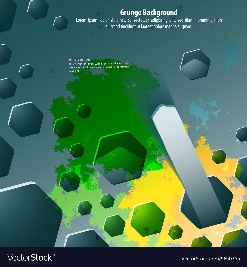 Abstract volume paper graphics Royalty Free Vector Image