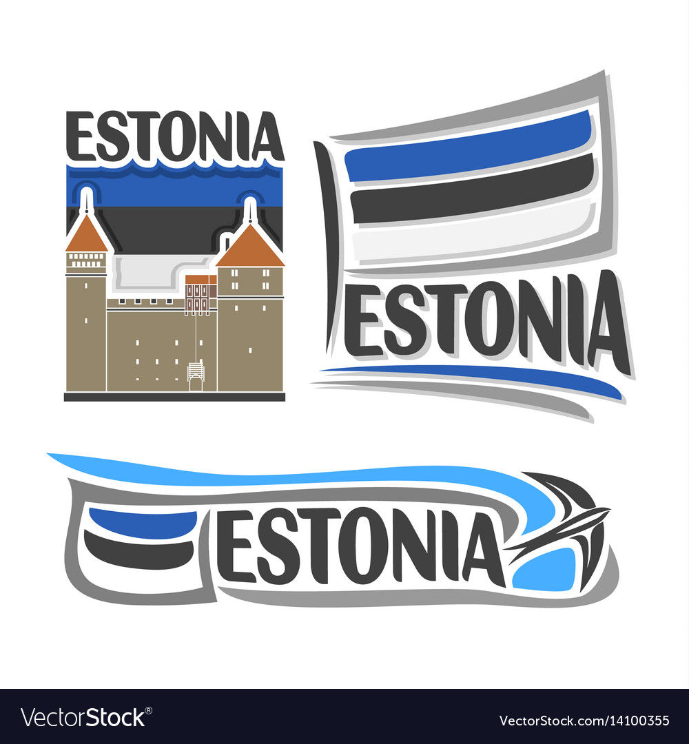 Logo for estonia Royalty Free Vector Image - VectorStock