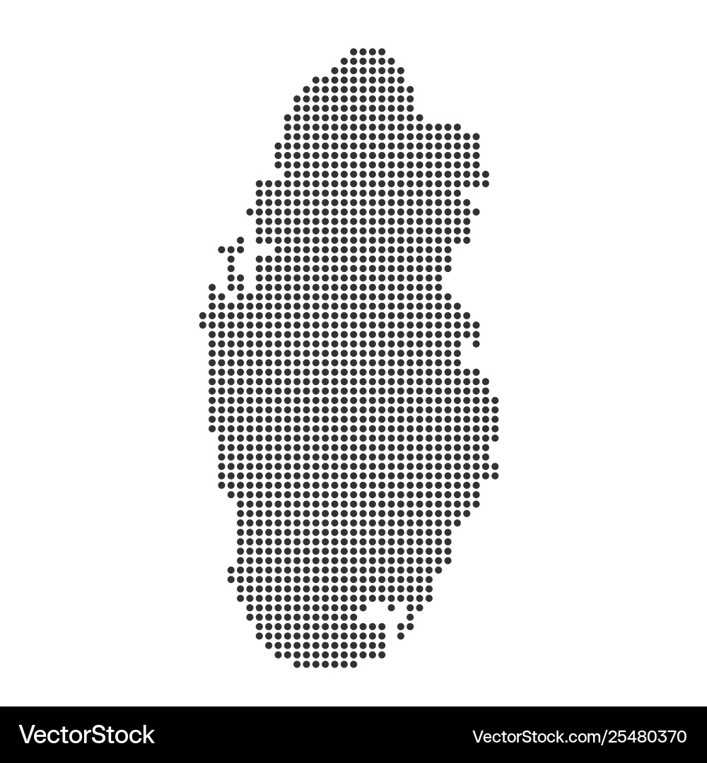 Map with dot Royalty Free Vector Image - VectorStock