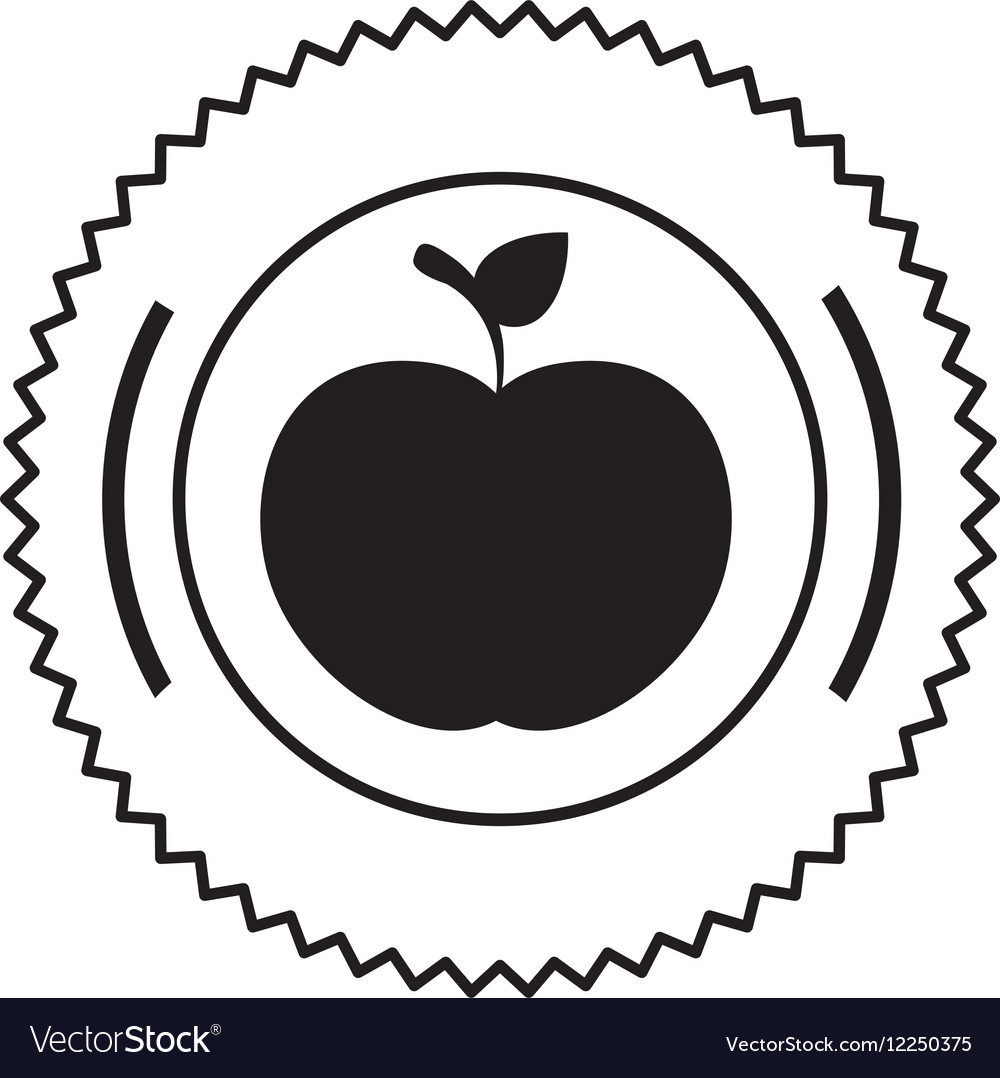 Isolated apple design Royalty Free Vector Image