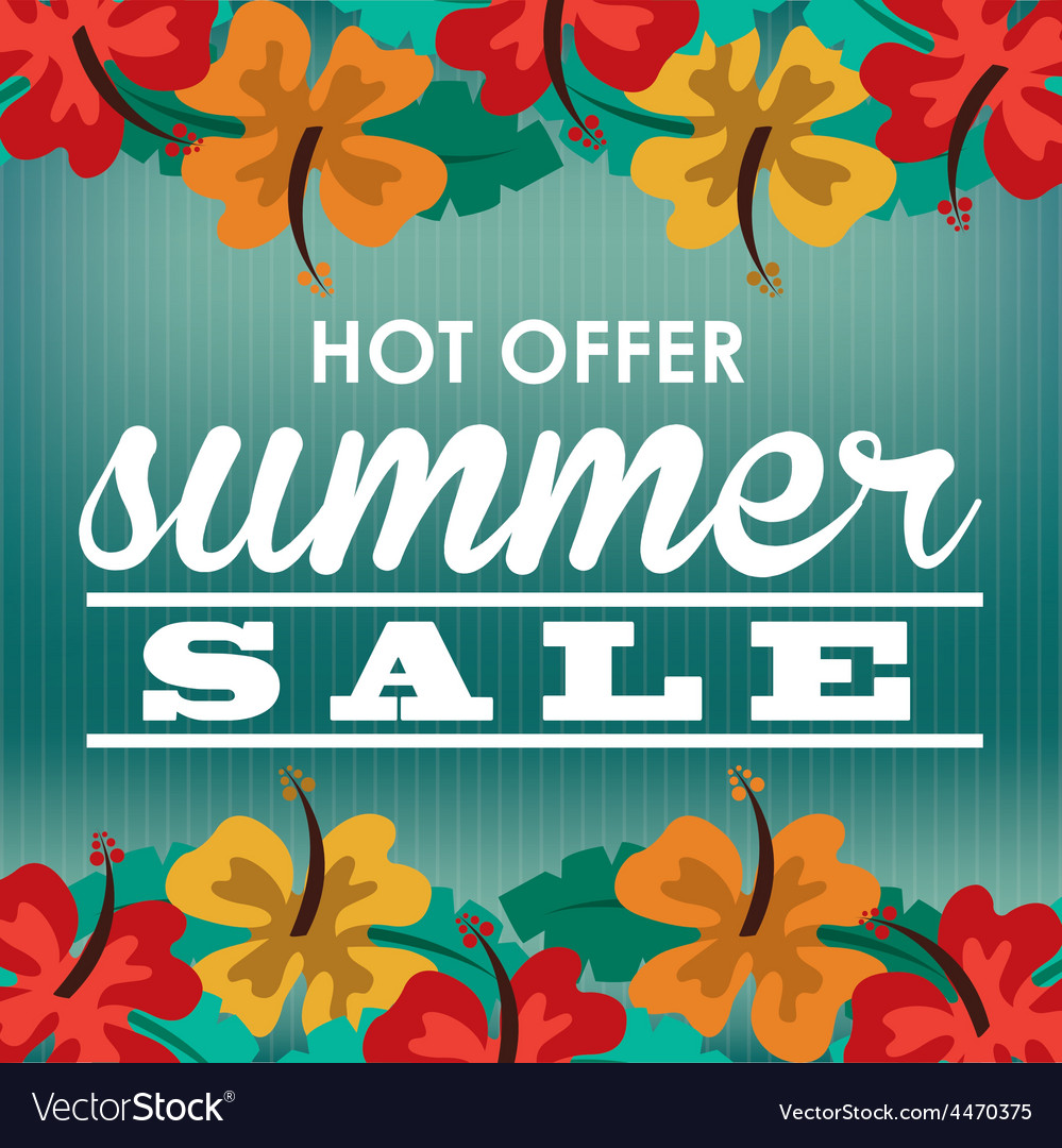 Summer sale Royalty Free Vector Image - VectorStock