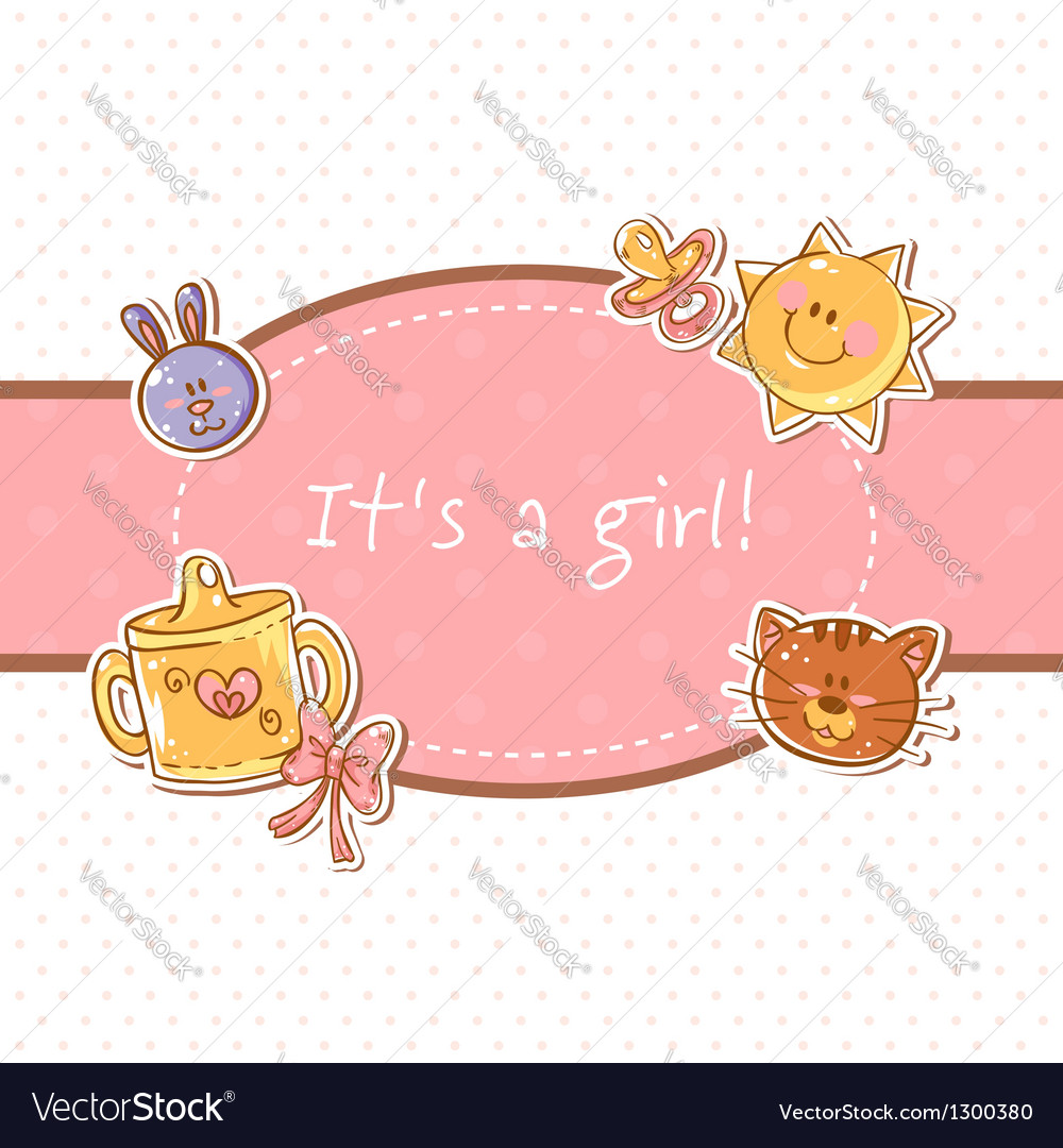 baby born sweet girl congratulation postcard congratulation baby born
