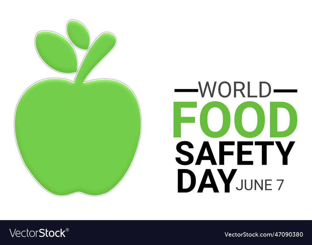 World food safety day Royalty Free Vector Image