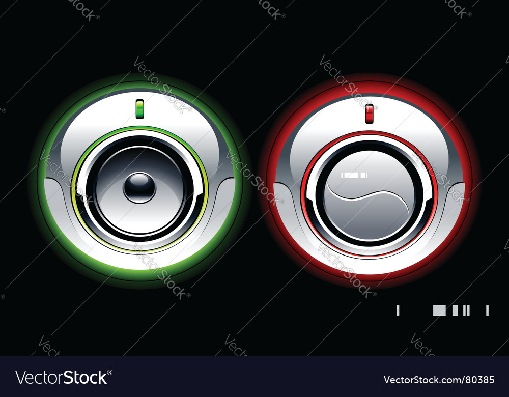 High tech speakers Royalty Free Vector Image - VectorStock