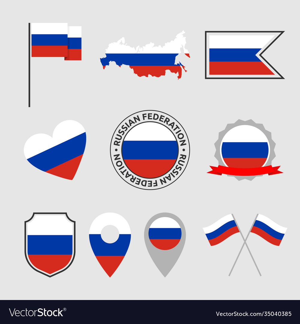 Russia Flag Icon - Flag Icons 