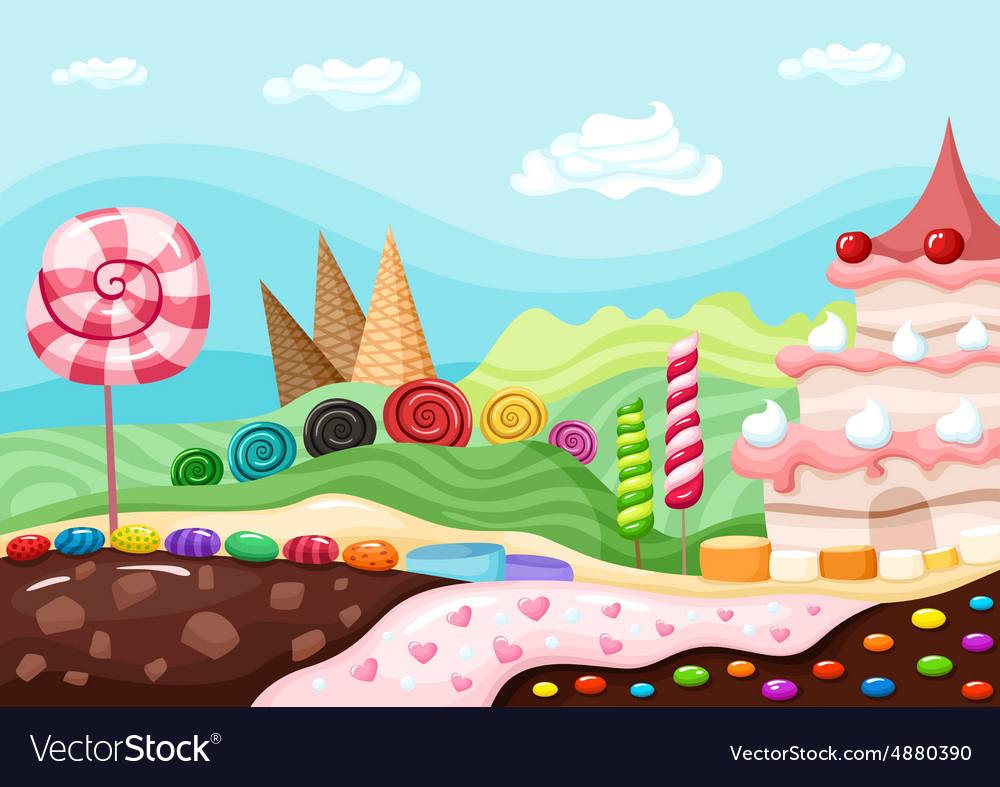 Candyfon Royalty Free Vector Image - VectorStock