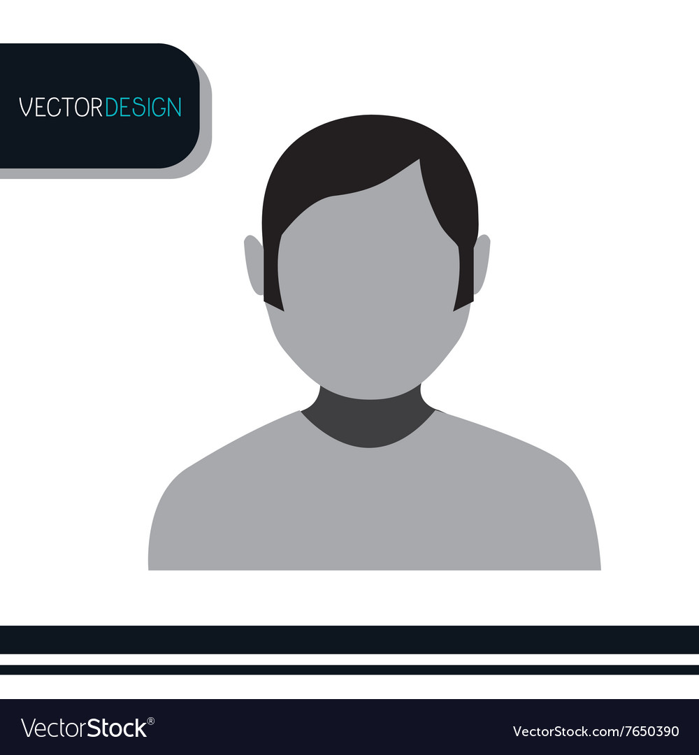 User profile design Royalty Free Vector Image - VectorStock