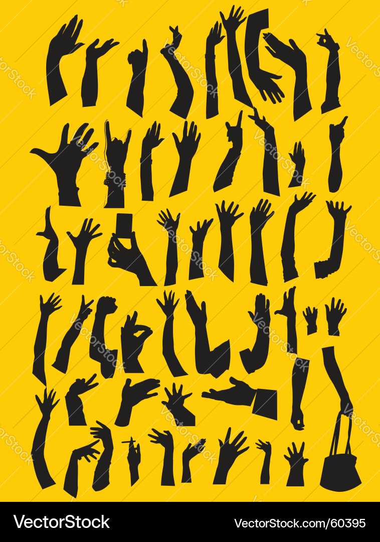 Hands Royalty Free Vector Image - VectorStock