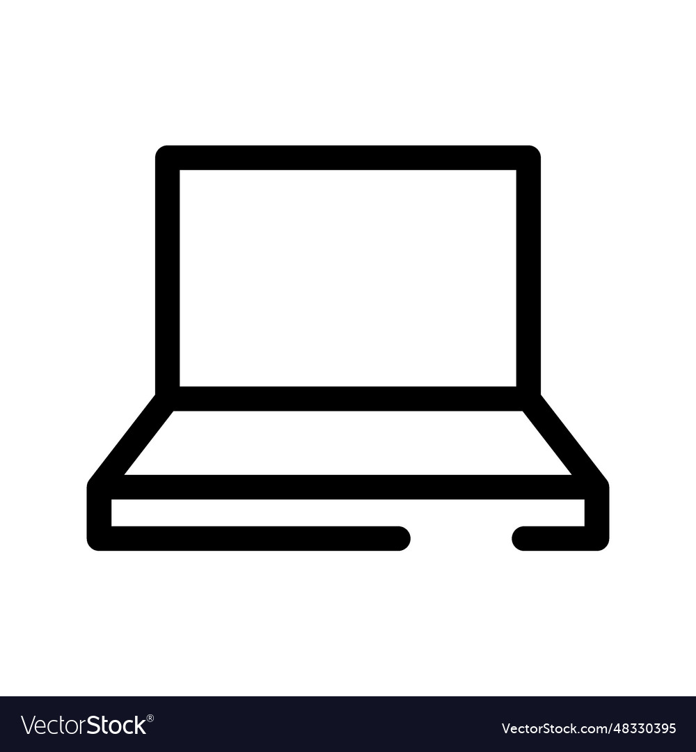 Laptop Icon Royalty Free Vector Image Vectorstock