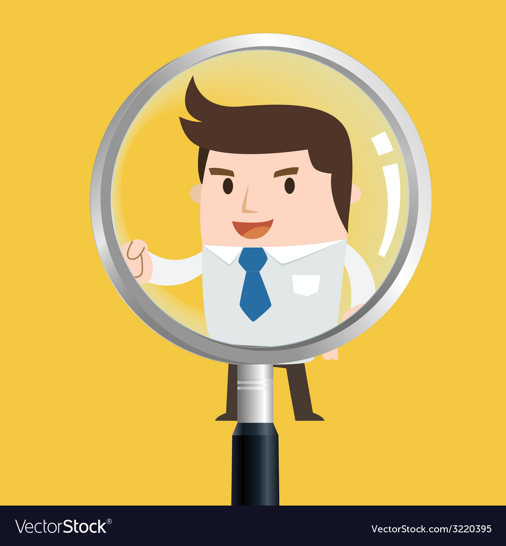 Mansearch Royalty Free Vector Image - VectorStock