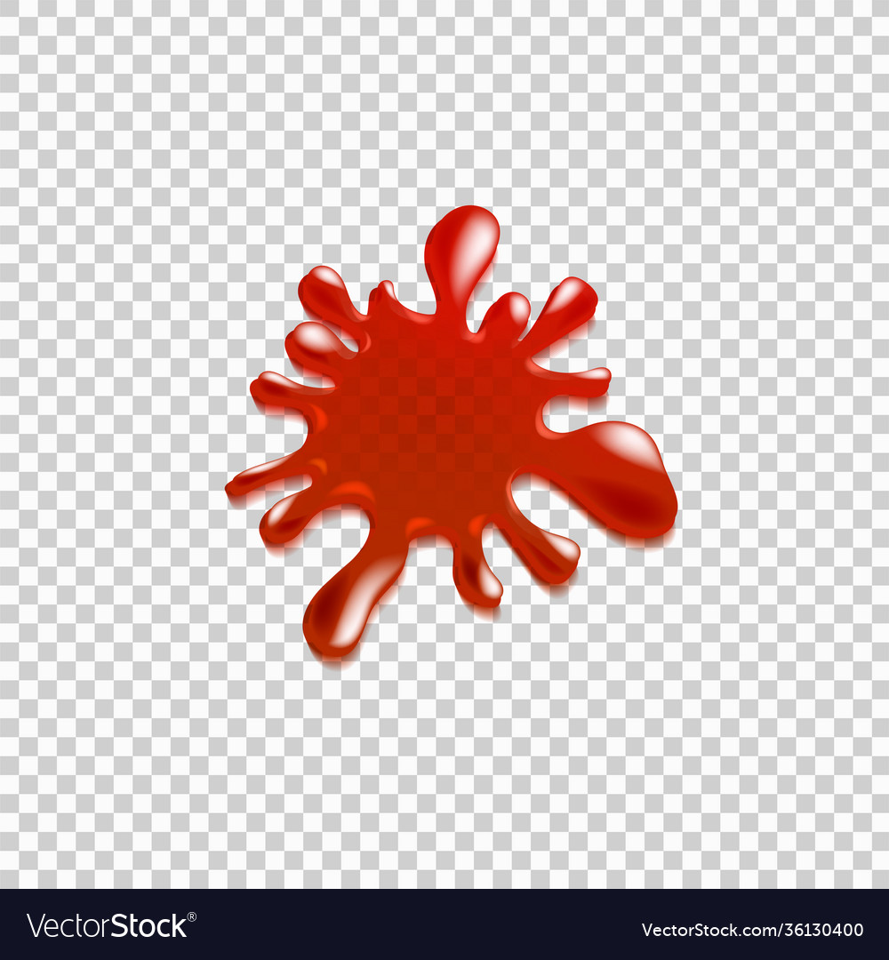 Realistic blood spatter Royalty Free Vector Image