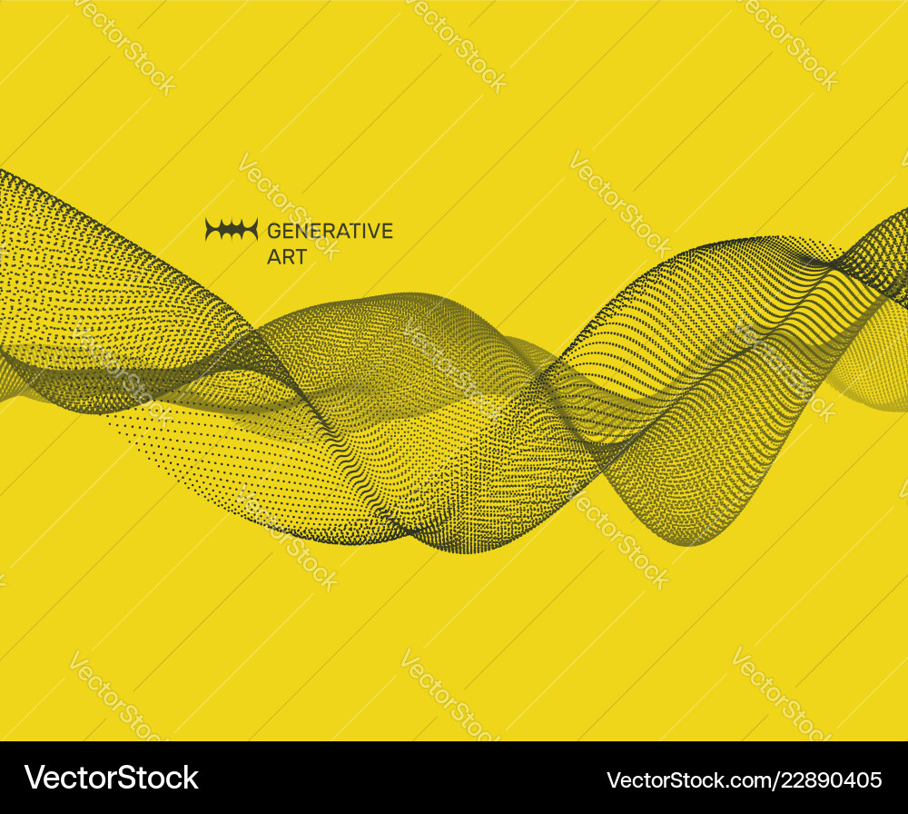 Wavy Background For Banner Flyer Book Cover Vector Image