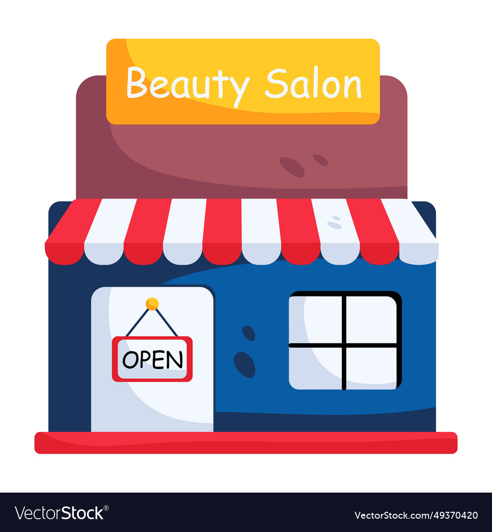 Beauty salon Royalty Free Vector Image - VectorStock