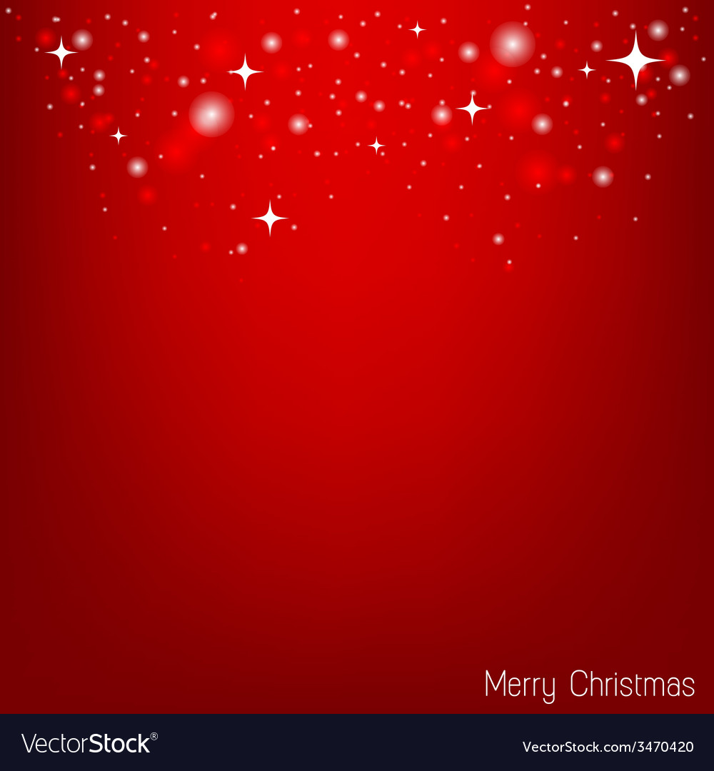 Red christmas wallpaper for christmas card Vector Image