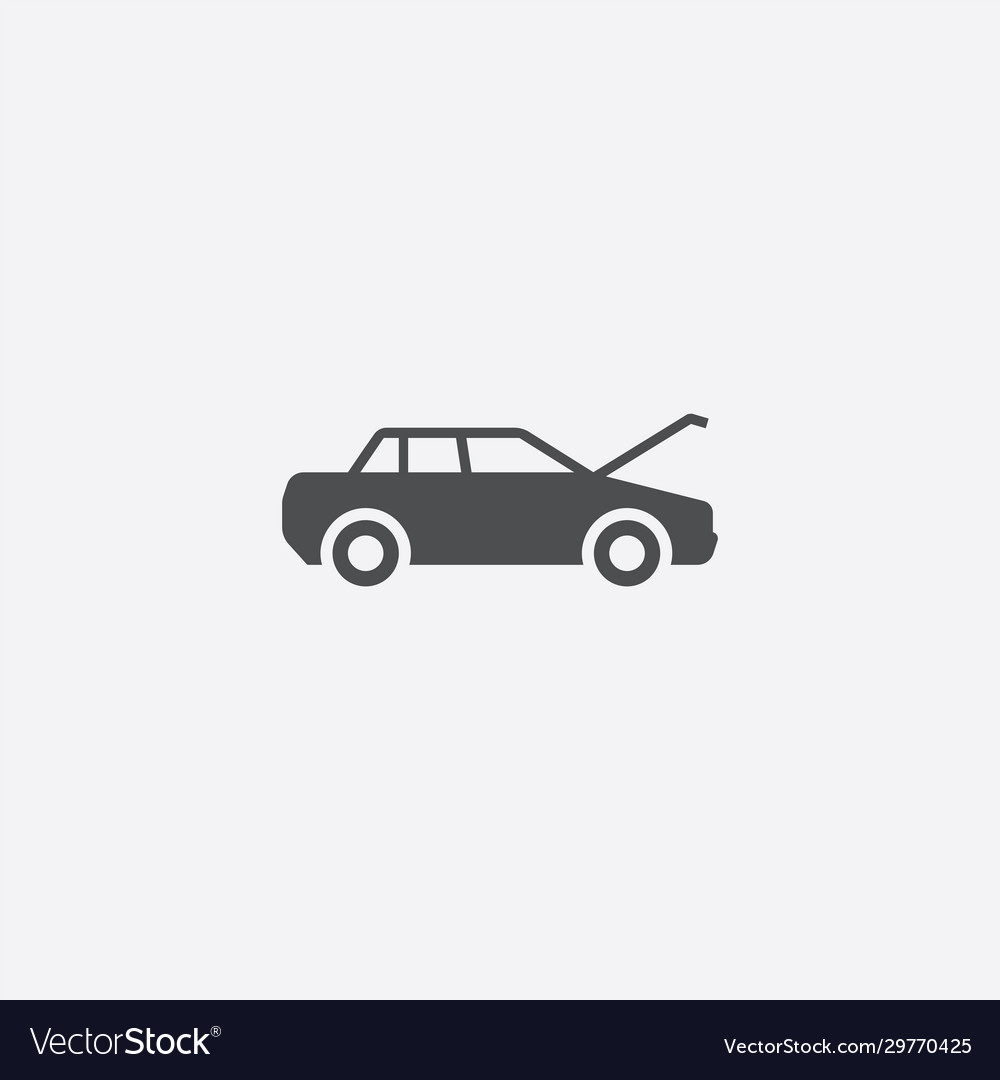 Car hood icon Royalty Free Vector Image VectorStock