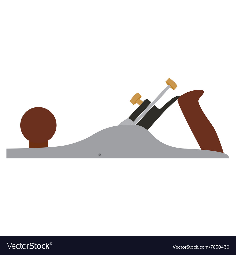 Hand tool jointer Royalty Free Vector Image VectorStock