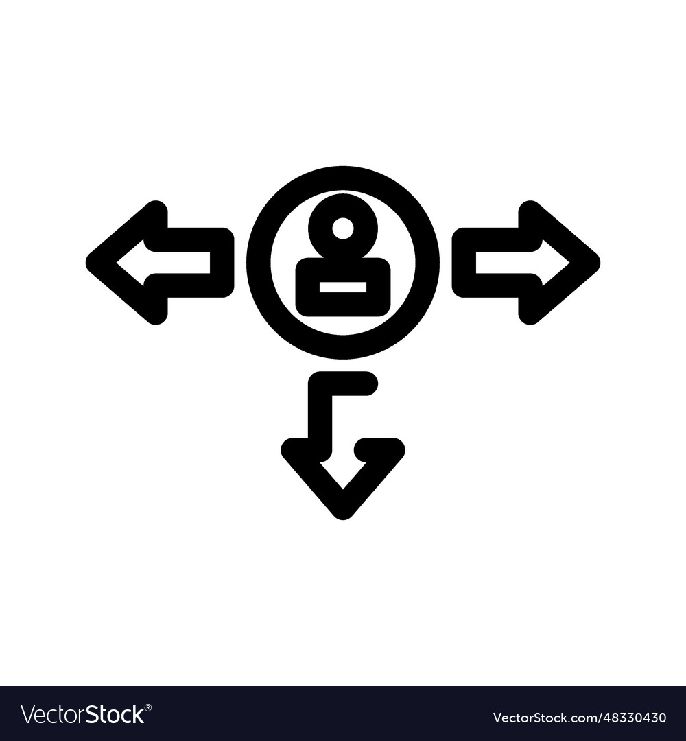 Program manager icon Royalty Free Vector Image