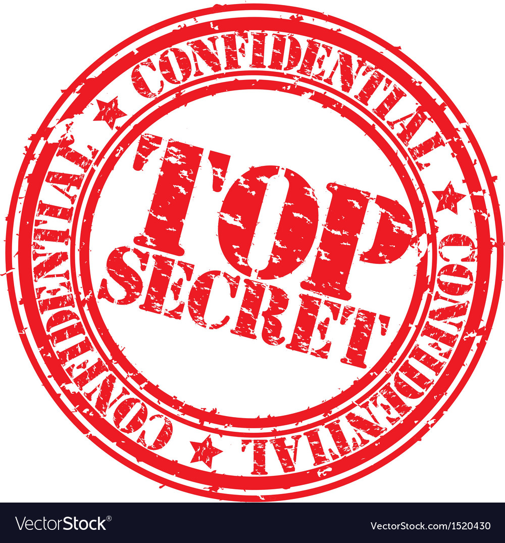 Secret stamp Royalty Free Vector Image - VectorStock