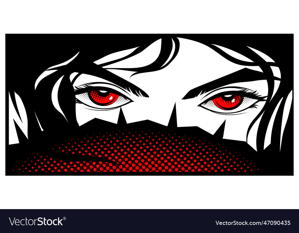 Girl eyes in manga style. 4487844 Vector Art at Vecteezy