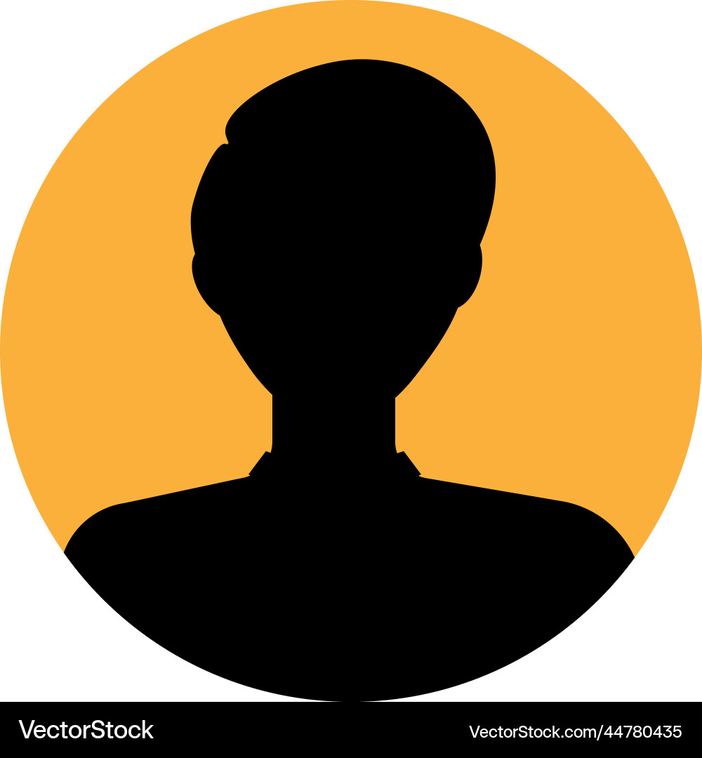 Human avatar profile male avatar Royalty Free Vector Image