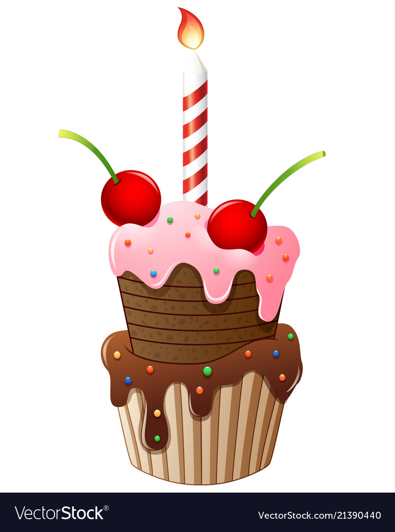Birthday cake cartoon Royalty Free Vector Image Birthday cake cartoon Royalty Free Vector Image