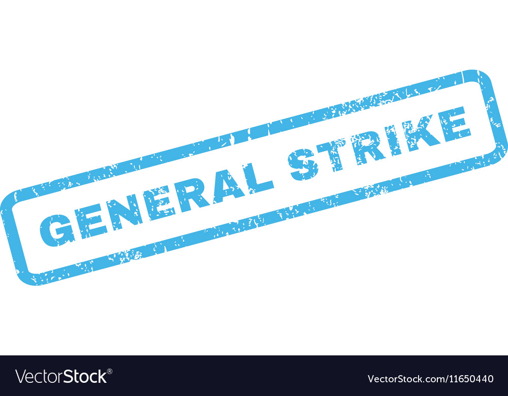 General strike rubber stamp