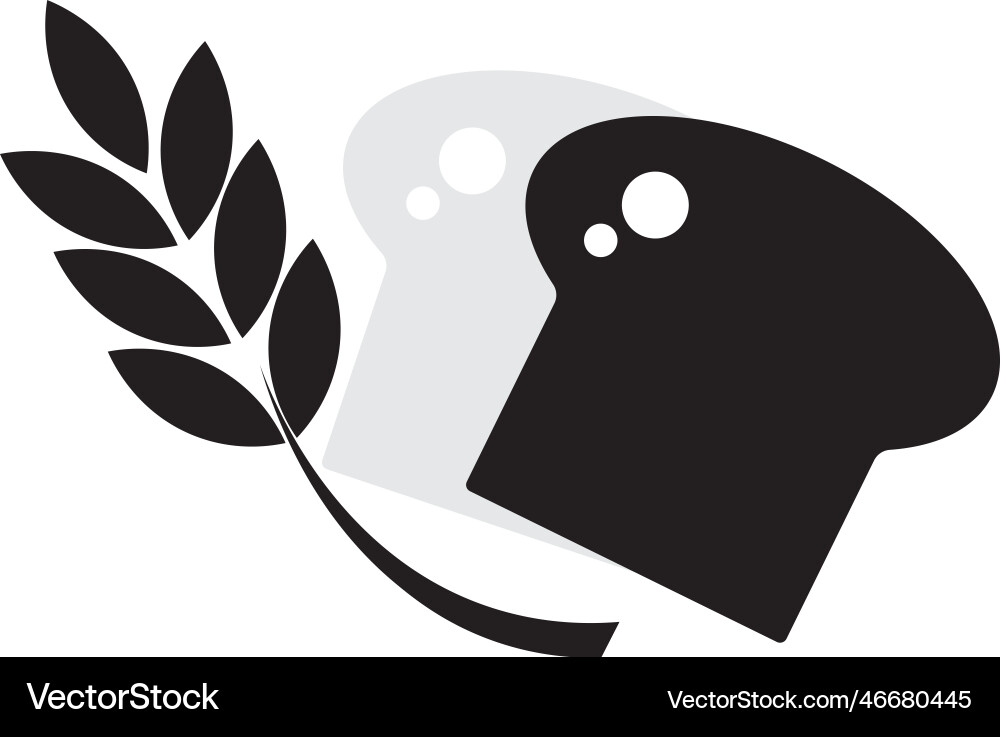Bakery bread logo Royalty Free Vector Image - VectorStock