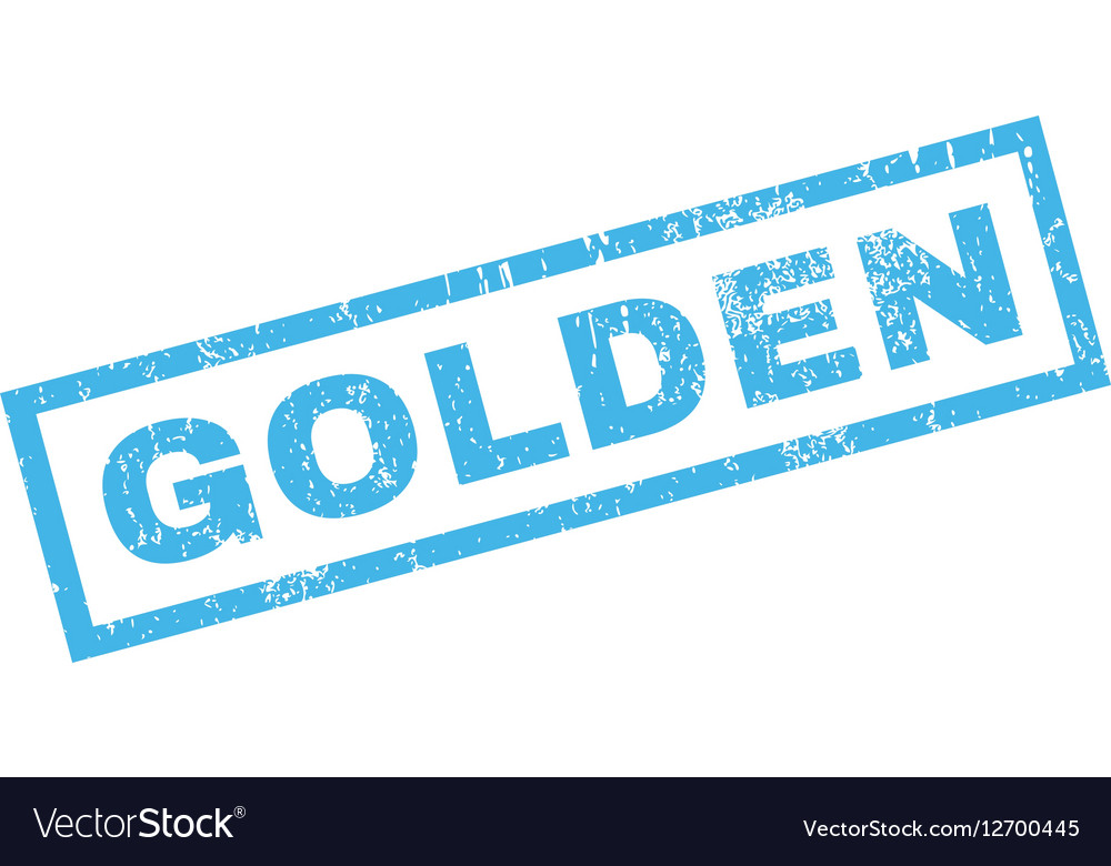 Golden rubber stamp Royalty Free Vector Image - VectorStock