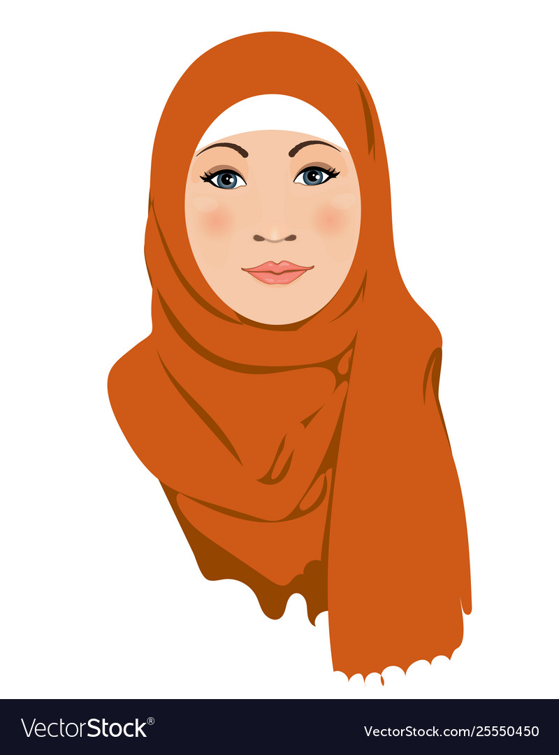 Download Muslim woman muslim arab women character in hijab Vector Image