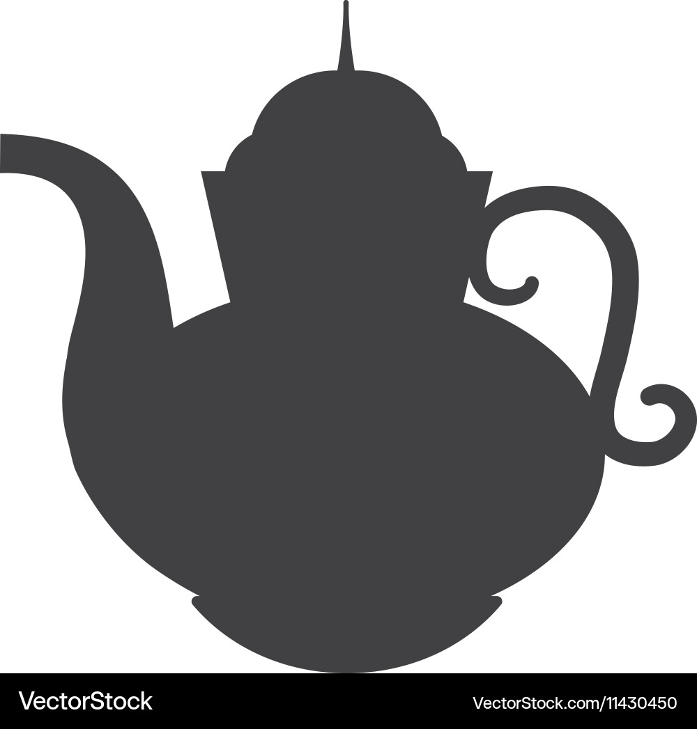Teapot beverage isolated icon Royalty Free Vector Image