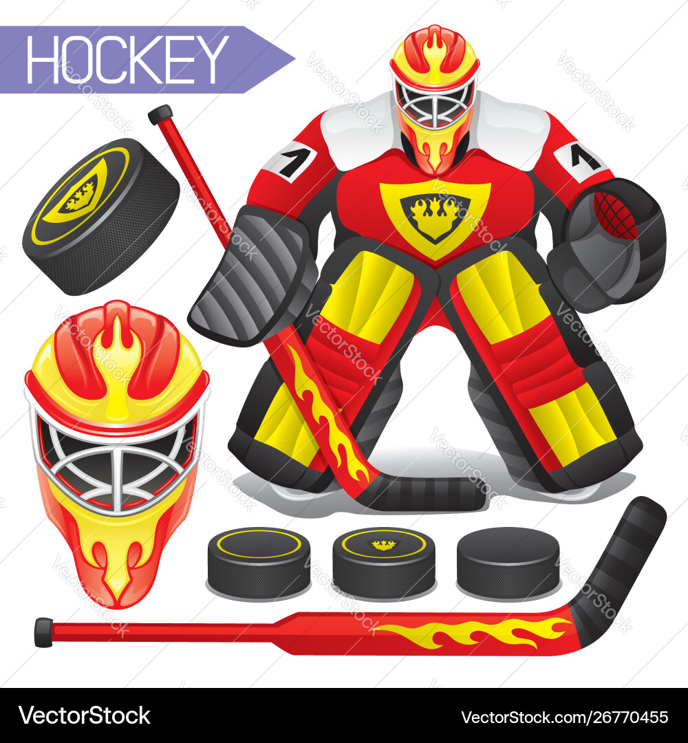 hockey goalkeeper set