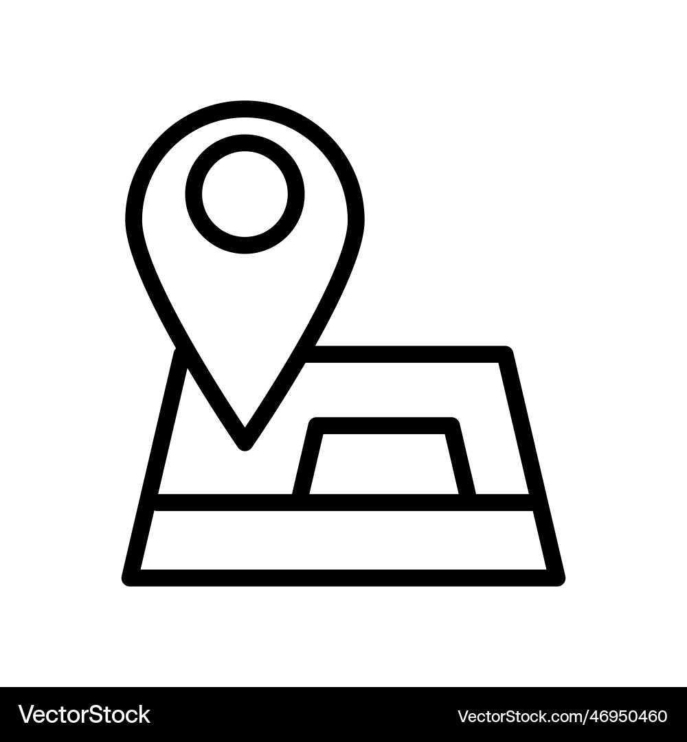 Map icon Royalty Free Vector Image - VectorStock