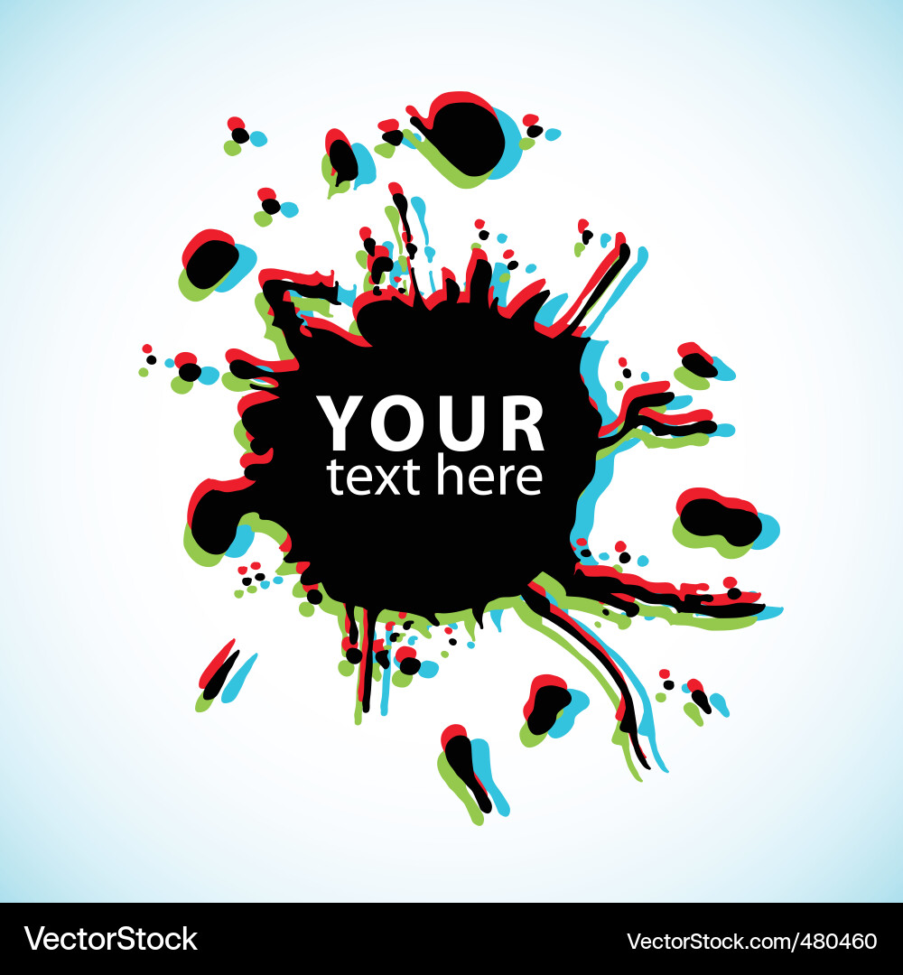 Splash background Royalty Free Vector Image - VectorStock