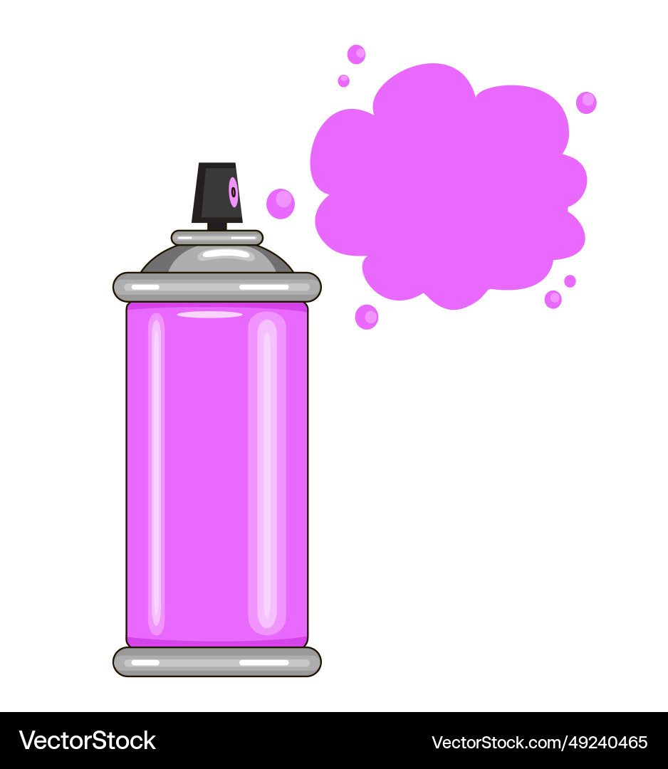 Aerosol paint paint spray bottle graffiti Vector Image