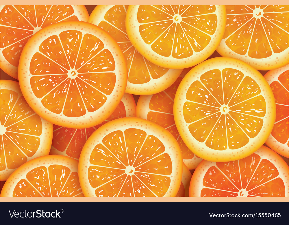 Orange slice background for summer