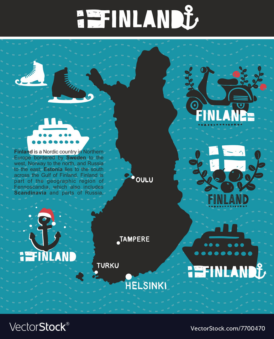 Finland Royalty Free Vector Image - VectorStock