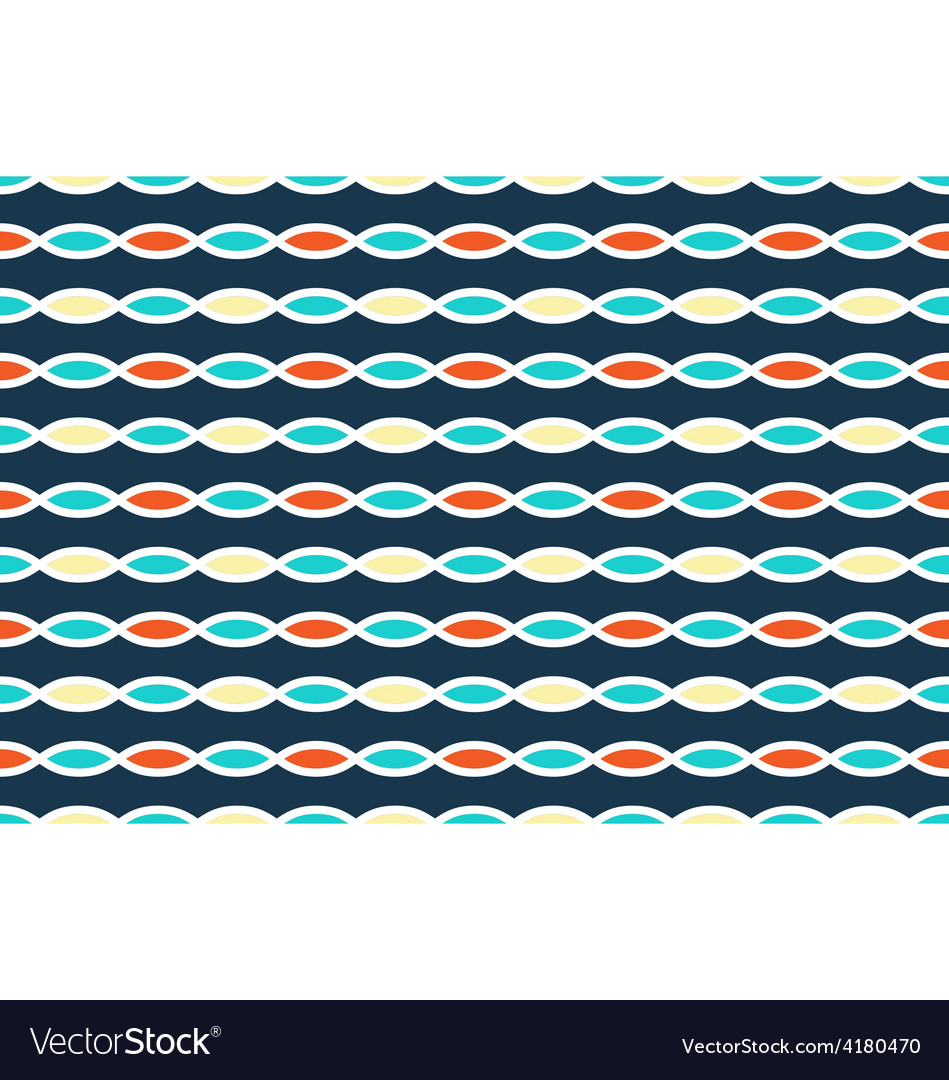 Seamless bright horizontal abstract pattern Vector Image