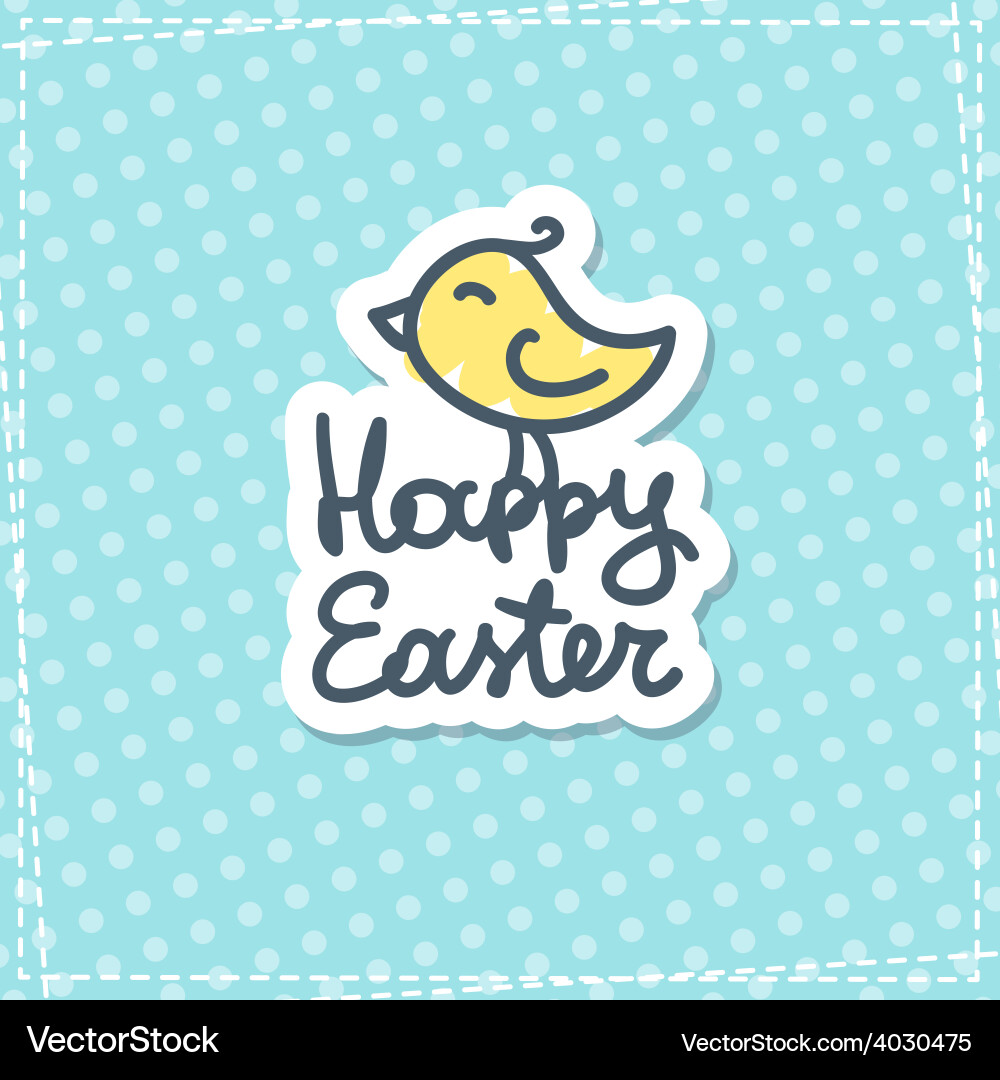 Happy easter Royalty Free Vector Image - VectorStock