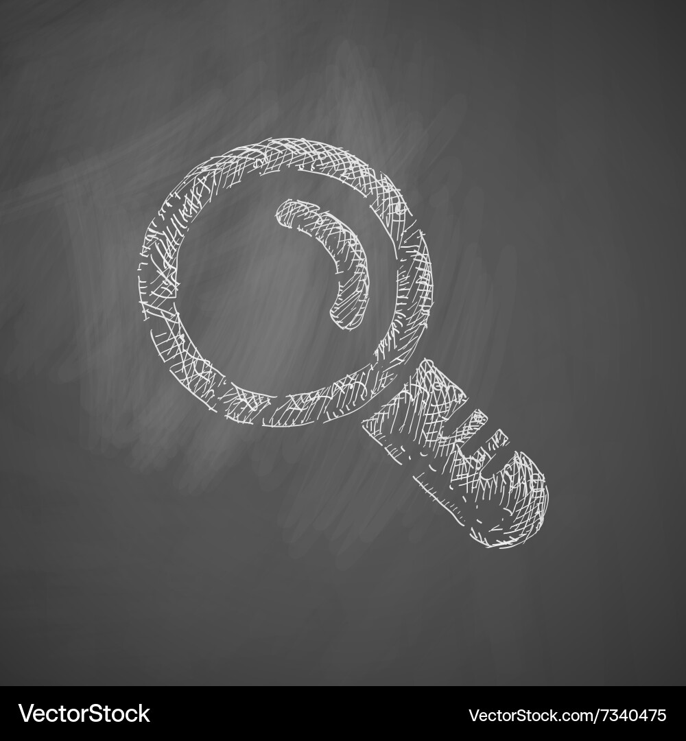 Magnifier icon Royalty Free Vector Image - VectorStock