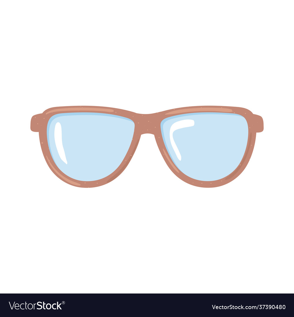 Glasses optical accessory Royalty Free Vector Image