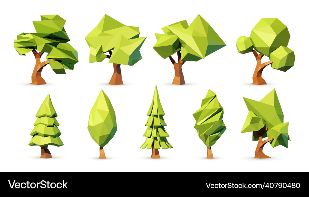 Green tree Royalty Free Vector Image - VectorStock