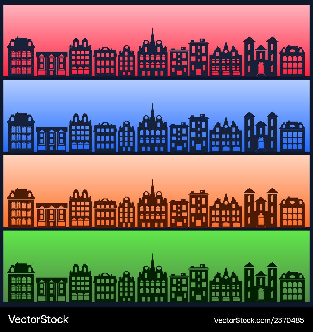 Sunset Royalty Free Vector Image - VectorStock