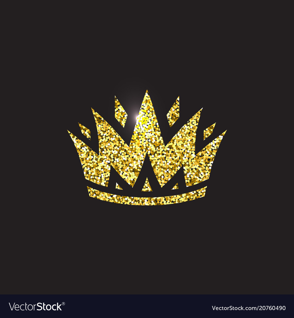 Download Queen crown royal gold headdress king golden Vector Image