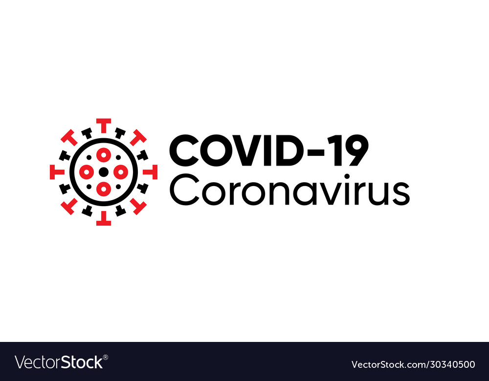 Corona virus covid-19 outbreak pandemic symbol Vector Image