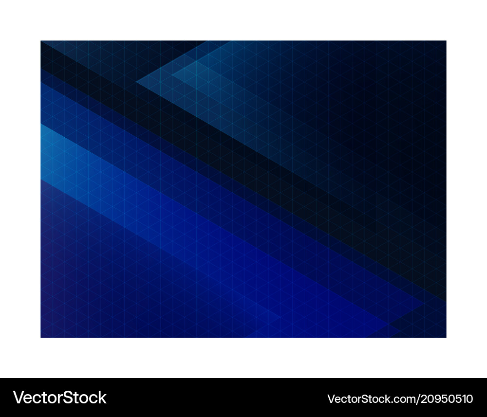 Abstract technology blue triangles pattern Vector Image
